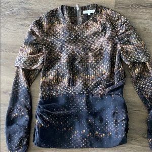 IRO multi color long-sleeve, mini dress